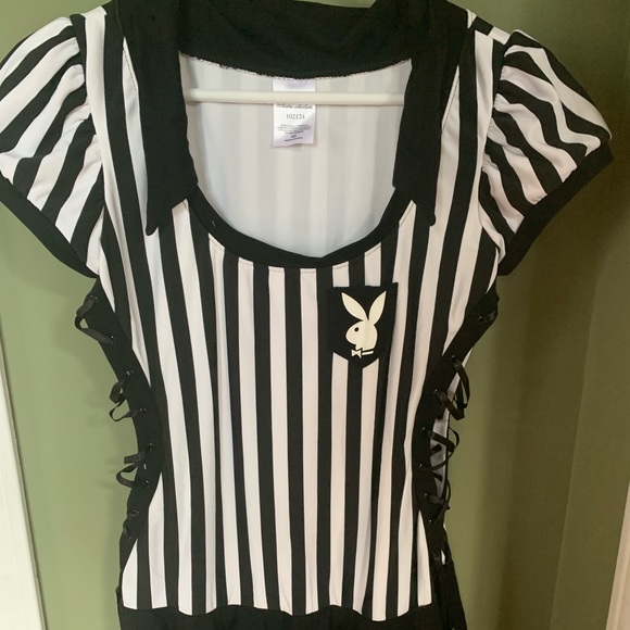 Dresses Playboy Mini Dress Referee Halloween Poshmark